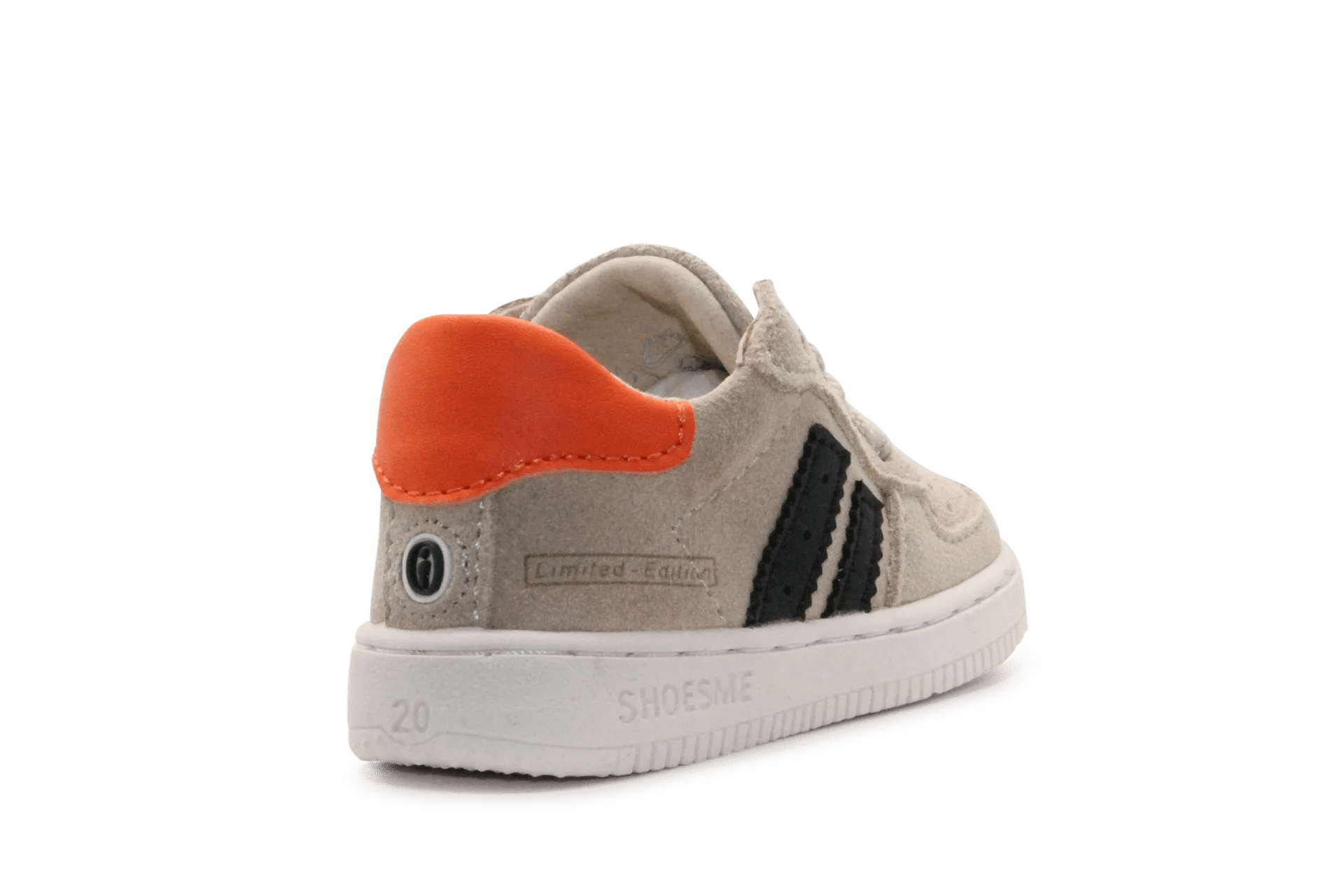 Shoesme Sneaker BN26S002 - Beige Zwart - hatshoe