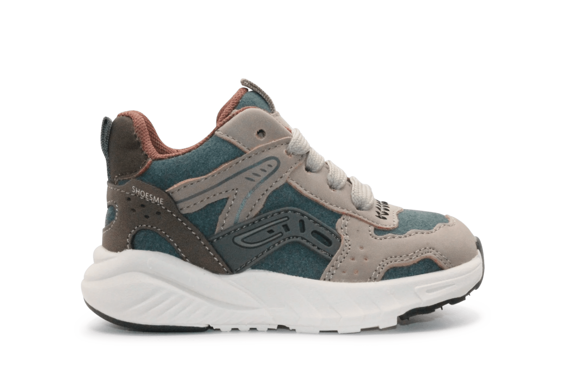 Shoesme Sneaker Jongens LW25W050 - B - Bruin - hatshoe
