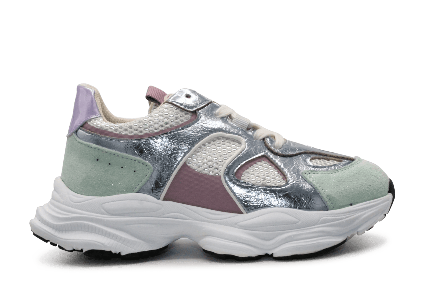 Shoesme Sneaker LW26S004 - Silver - hatshoe