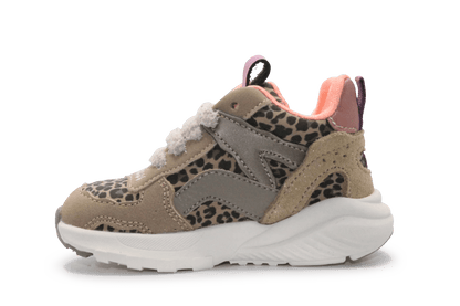 Shoesme Sneaker Meisjes LW25W050 - G - Leopard - hatshoe