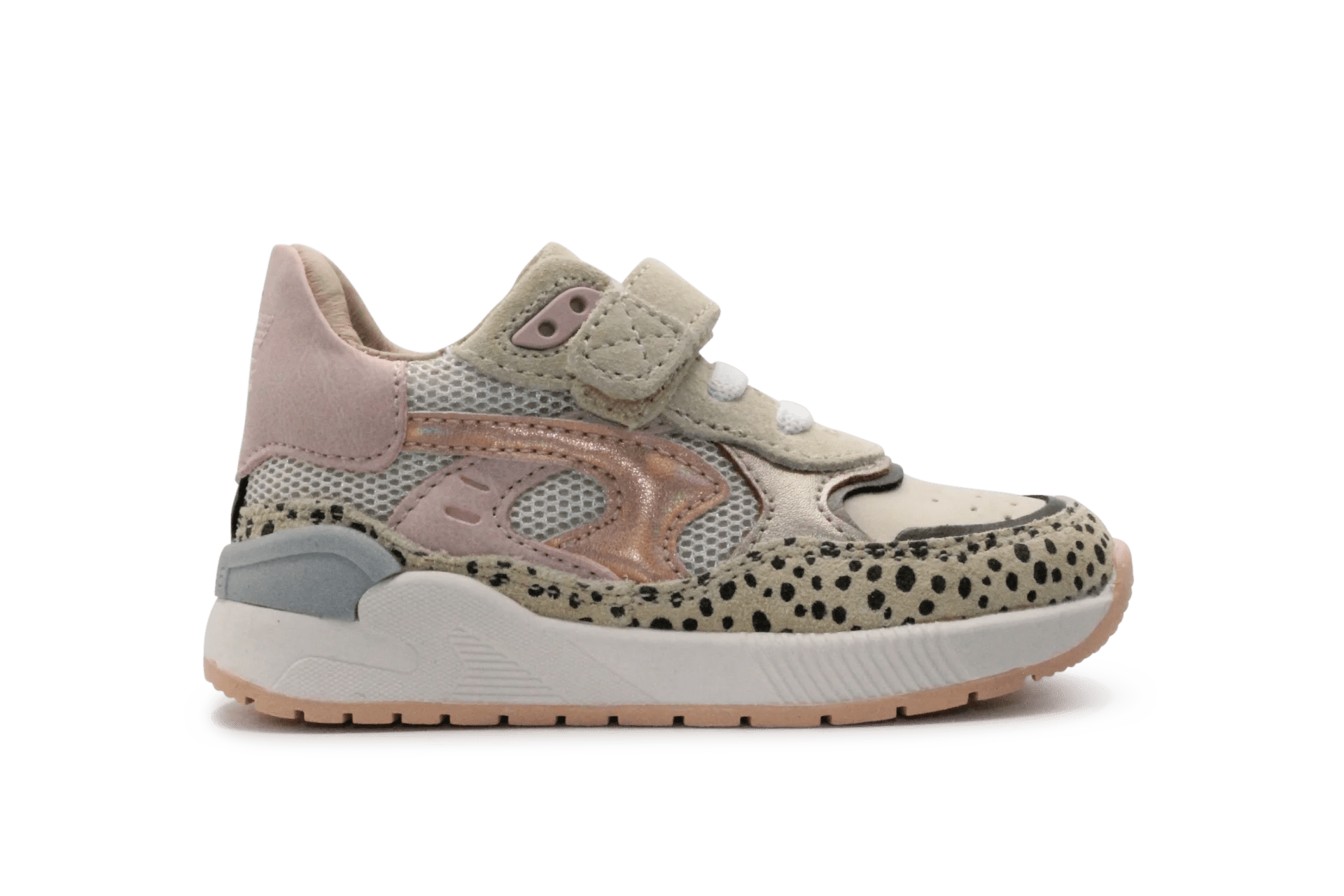 Shoesme Sneakers ST25W006 - Beige Animal Pink - hatshoe