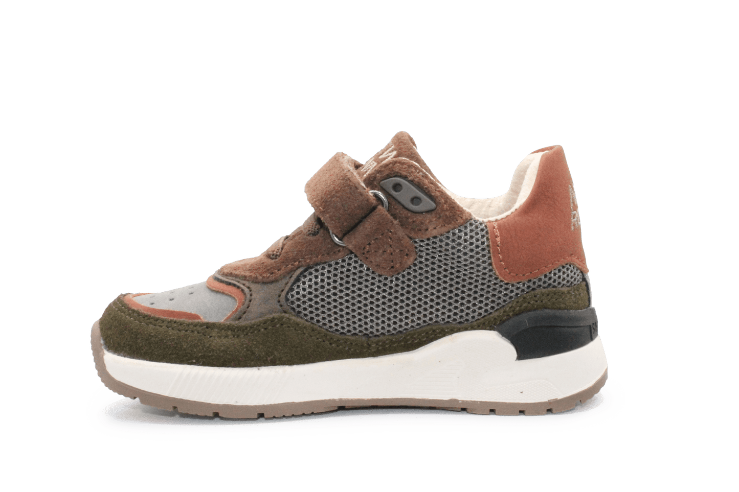 Shoesme ST24S006 Sneaker Bruin Grijs Leer – Jongens - hatshoe
