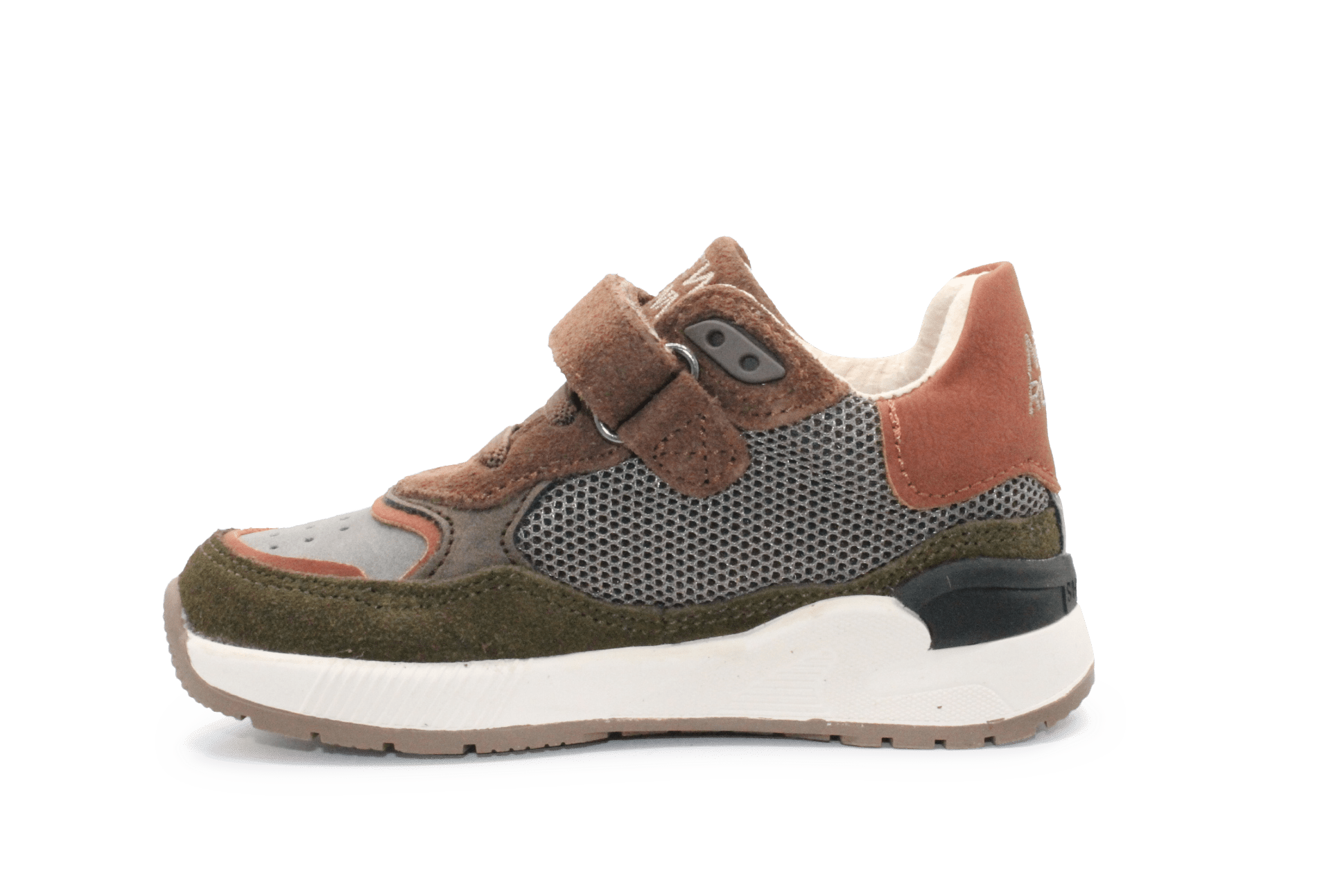 Shoesme ST24S006 Sneaker Bruin Grijs Leer – Jongens - hatshoe
