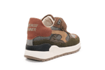 Shoesme ST24S006 Sneaker Bruin Grijs Leer – Jongens - hatshoe
