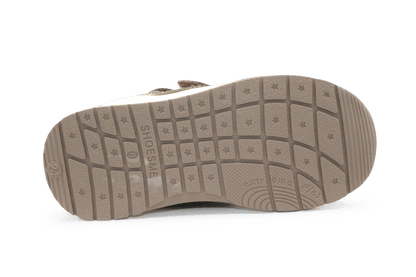 Shoesme ST24S006 Sneaker Bruin Grijs Leer – Jongens - hatshoe