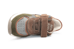 Shoesme ST24S006 Sneaker Bruin Grijs Leer – Jongens - hatshoe