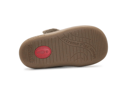 Shoesme Uni House Shoe HS24W020 - C - Taupe - hatshoe