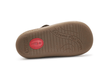 Shoesme Uni House Shoe HS24W020 - G - Donkerbruin - hatshoe