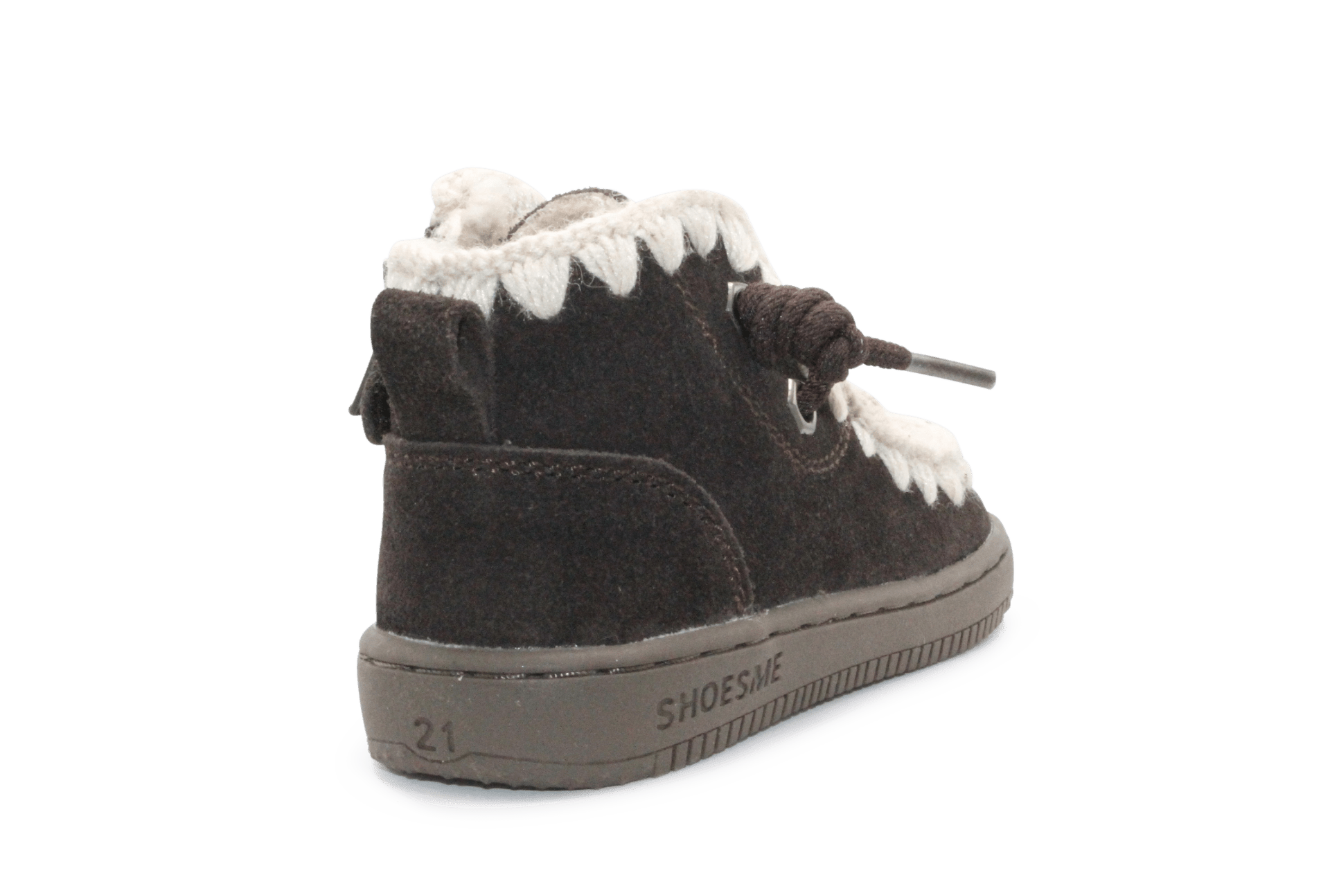 Shoesme Veterschoen Meisjes - BN26W030 - Dark Brown - hatshoe