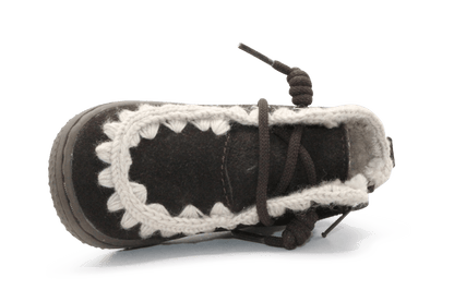 Shoesme Veterschoen Meisjes - BN26W030 - Dark Brown - hatshoe