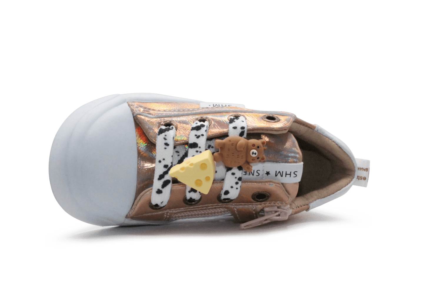Shoesme Veterschoen SH26S006 - Rosegold - hatshoe