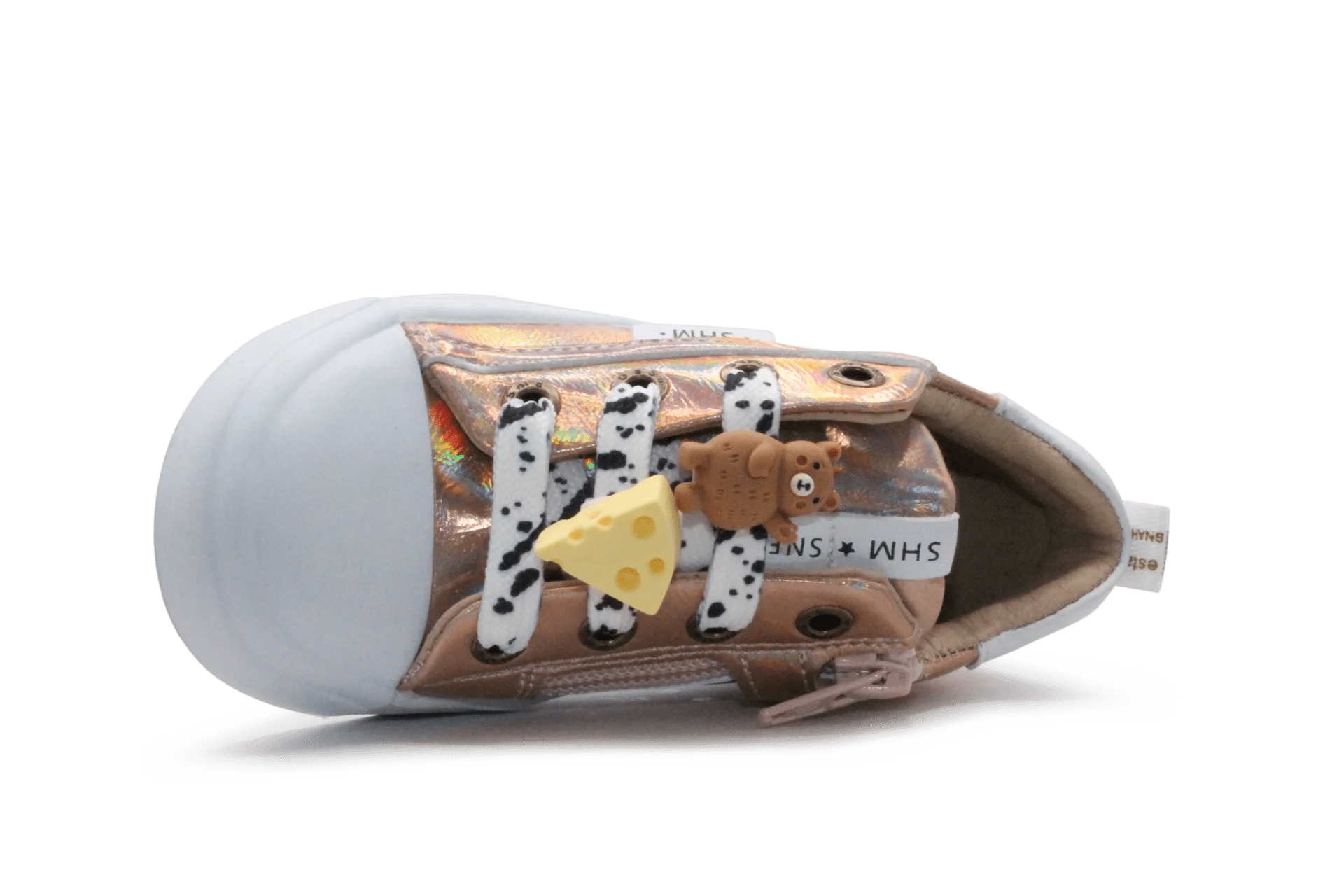 Shoesme Veterschoen SH26S006 - Rosegold - hatshoe