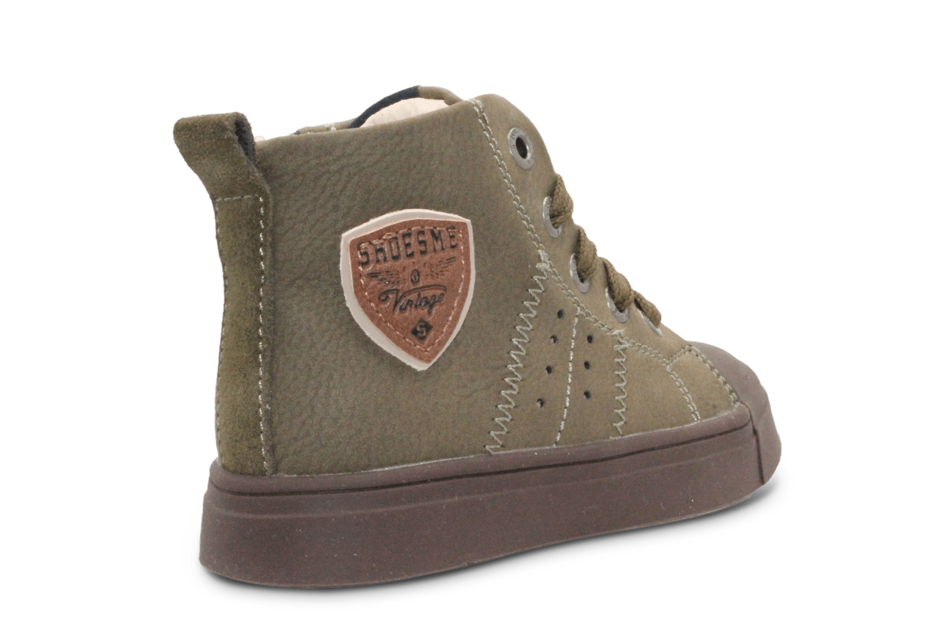 Shoesme Veterschoenen SH23W036 - Donkergroen - hatshoe