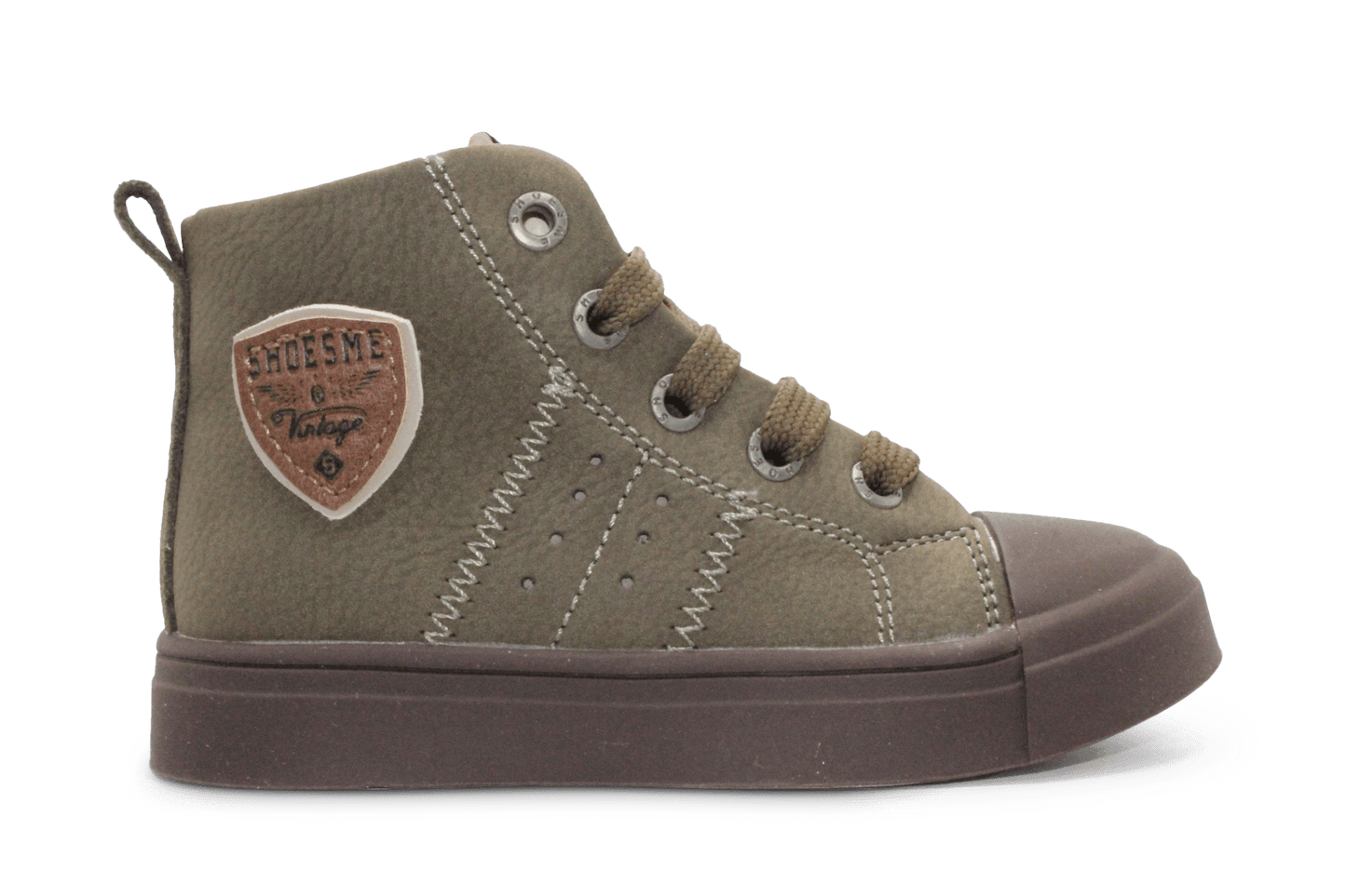 Shoesme Veterschoenen SH23W036 - Donkergroen - hatshoe