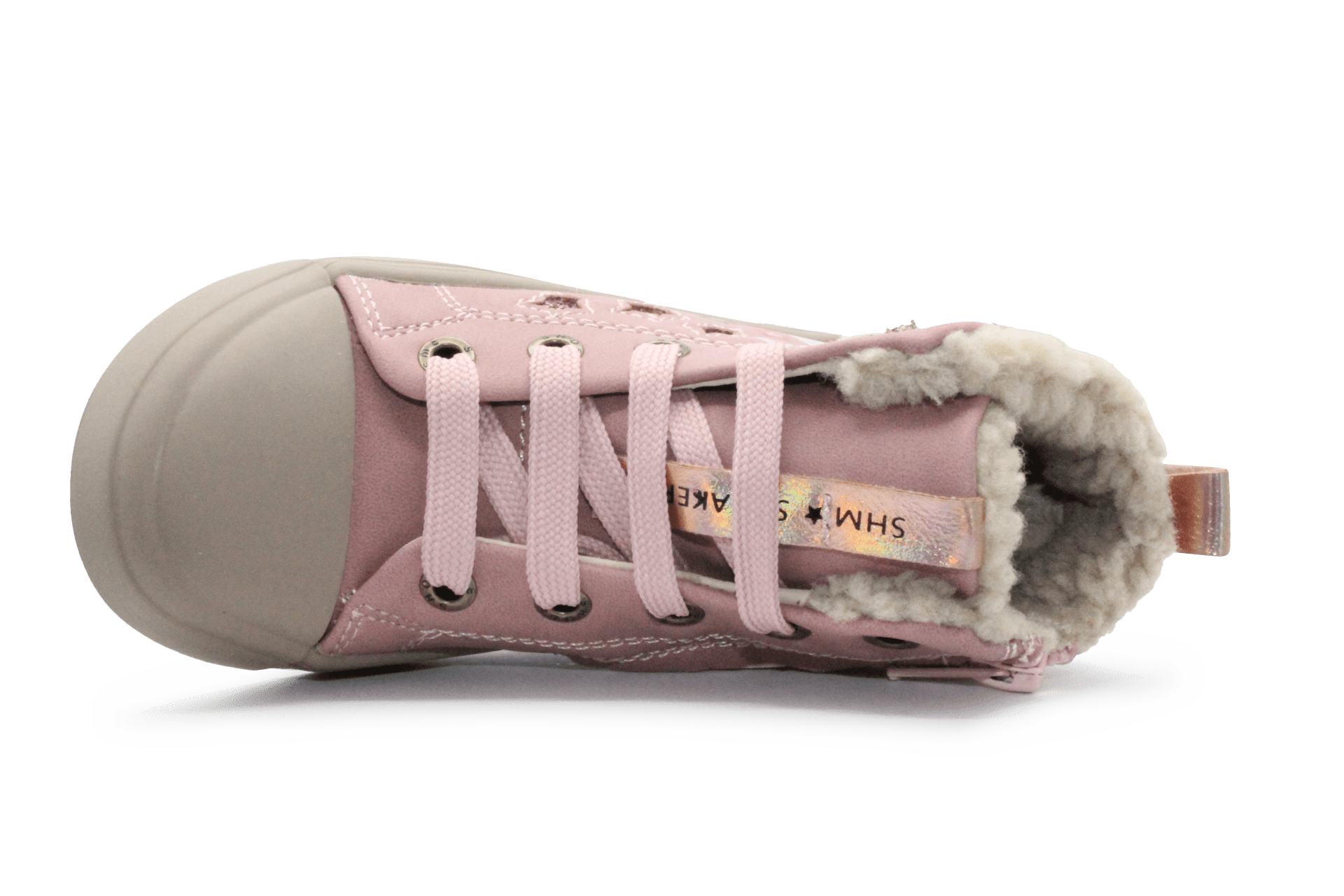 Shoesme Veterschoenen SH25W035 - Roze Eenhoorn - hatshoe