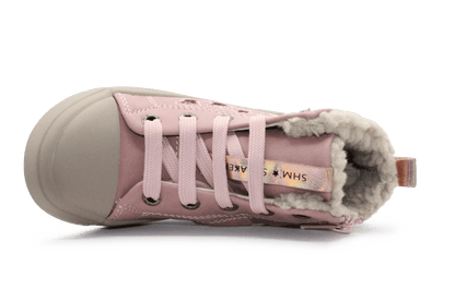 Shoesme Veterschoenen SH25W035 - Roze Eenhoorn - hatshoe