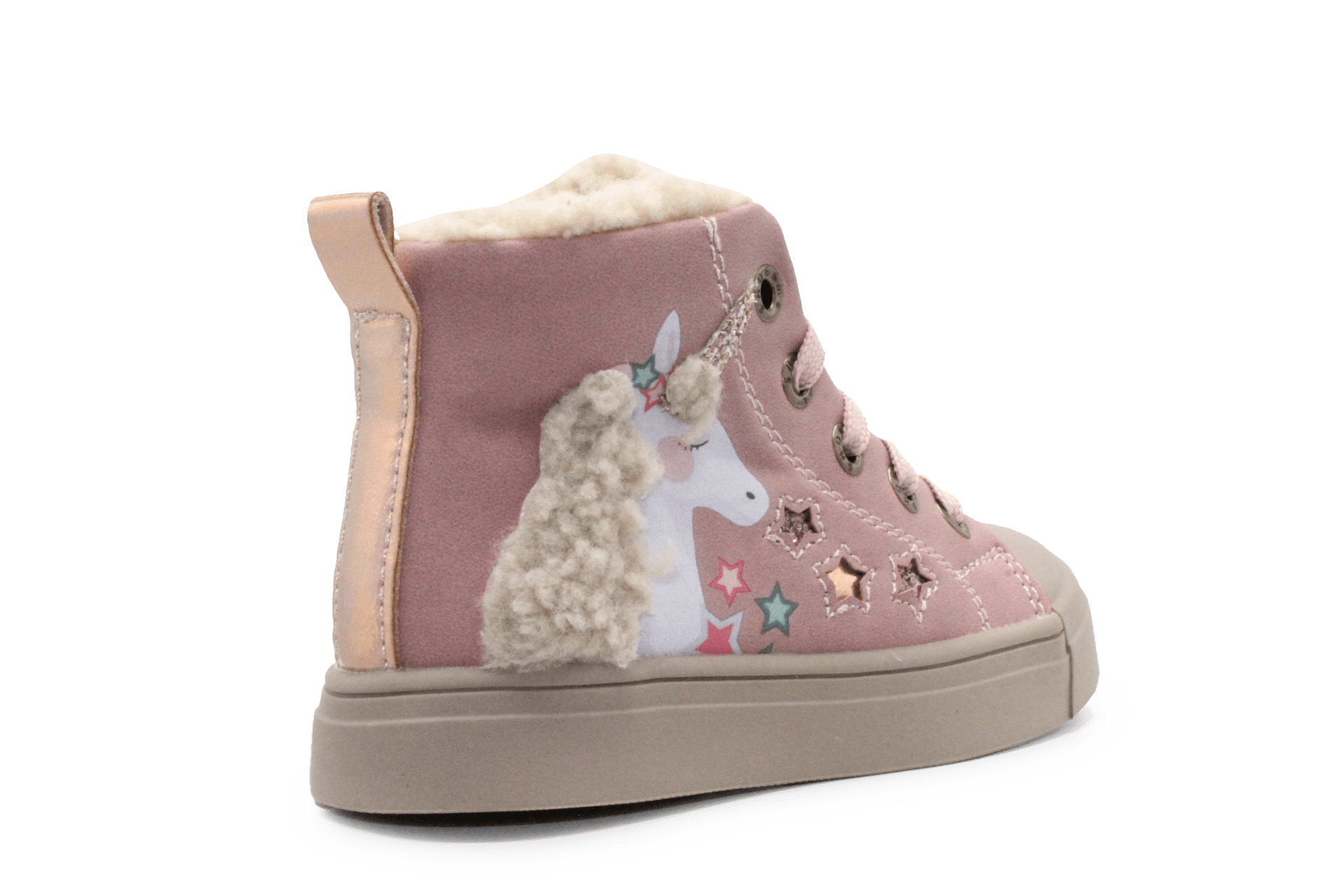Shoesme Veterschoenen SH25W035- Roze Eenhoorn