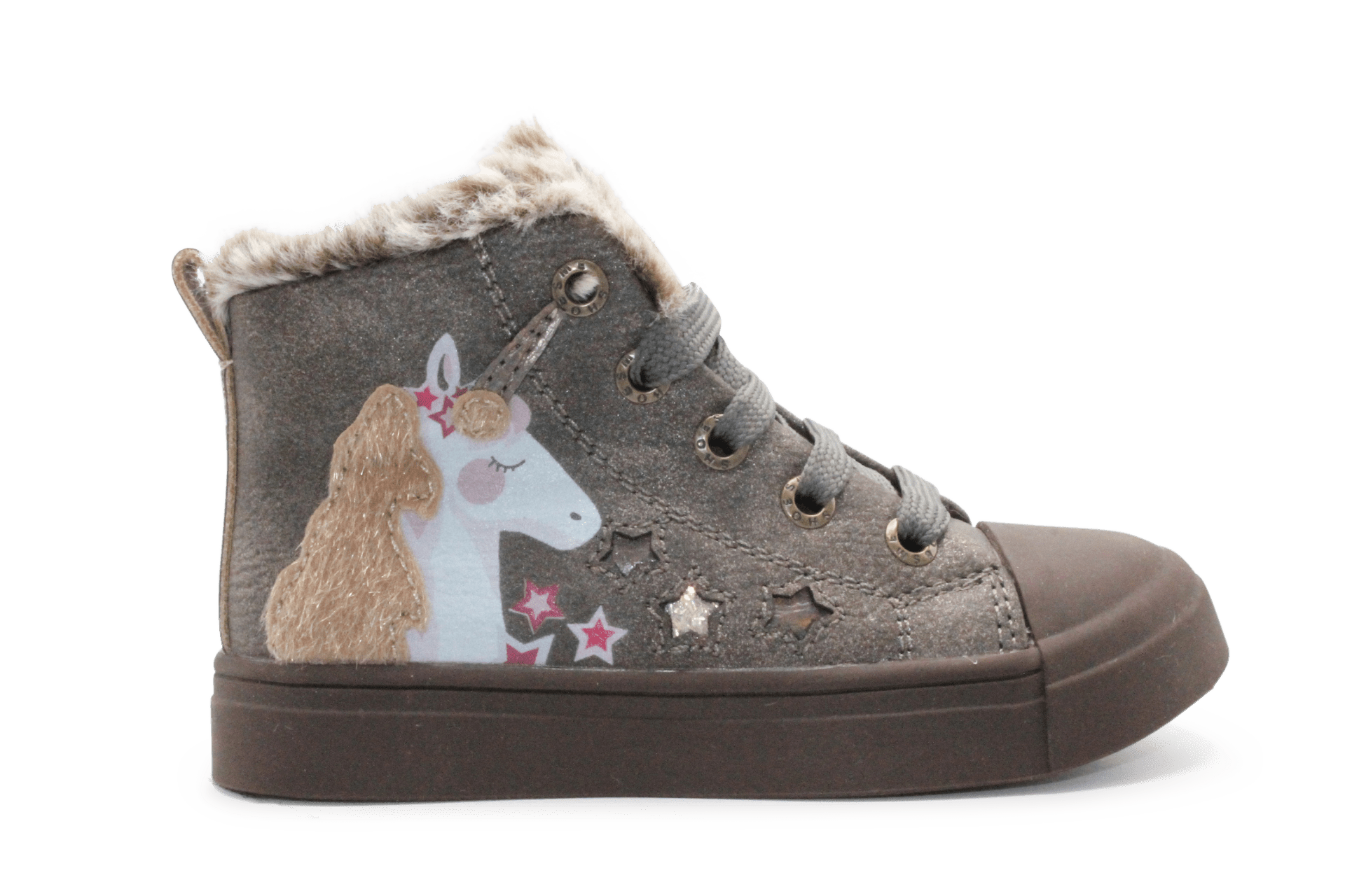 Shoesme Veterschoenen SH26W035 - Dark Brown Unicorn - hatshoe