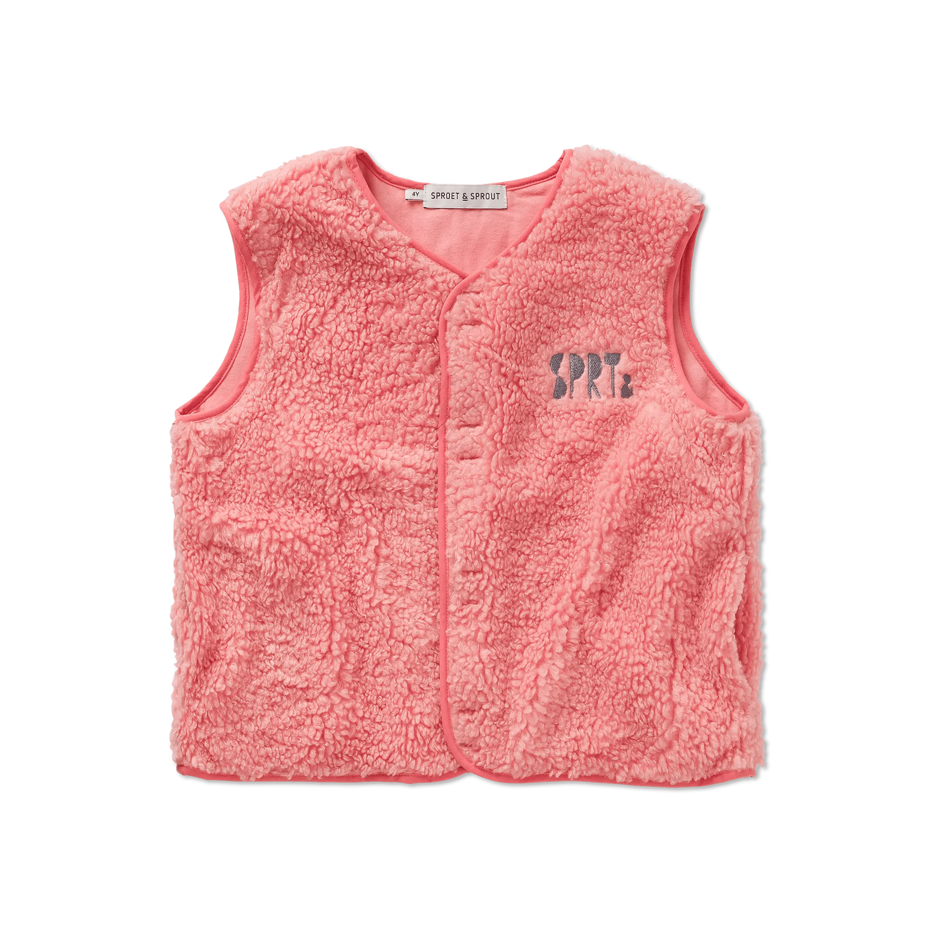 Sproet & Sprout Bodywarmer Teddy - Bloom