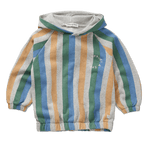 Sproet & Sprout Hoodie Stripes - Grey Melee - hatshoe
