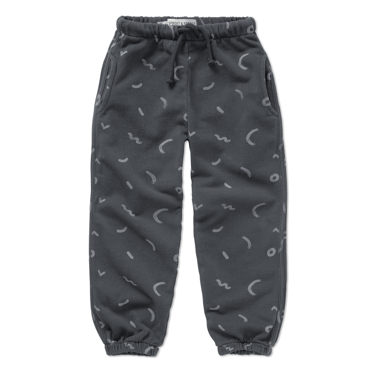 Sproet & Sprout Joggingbroek Painters Brush - Washed Black - hatshoe