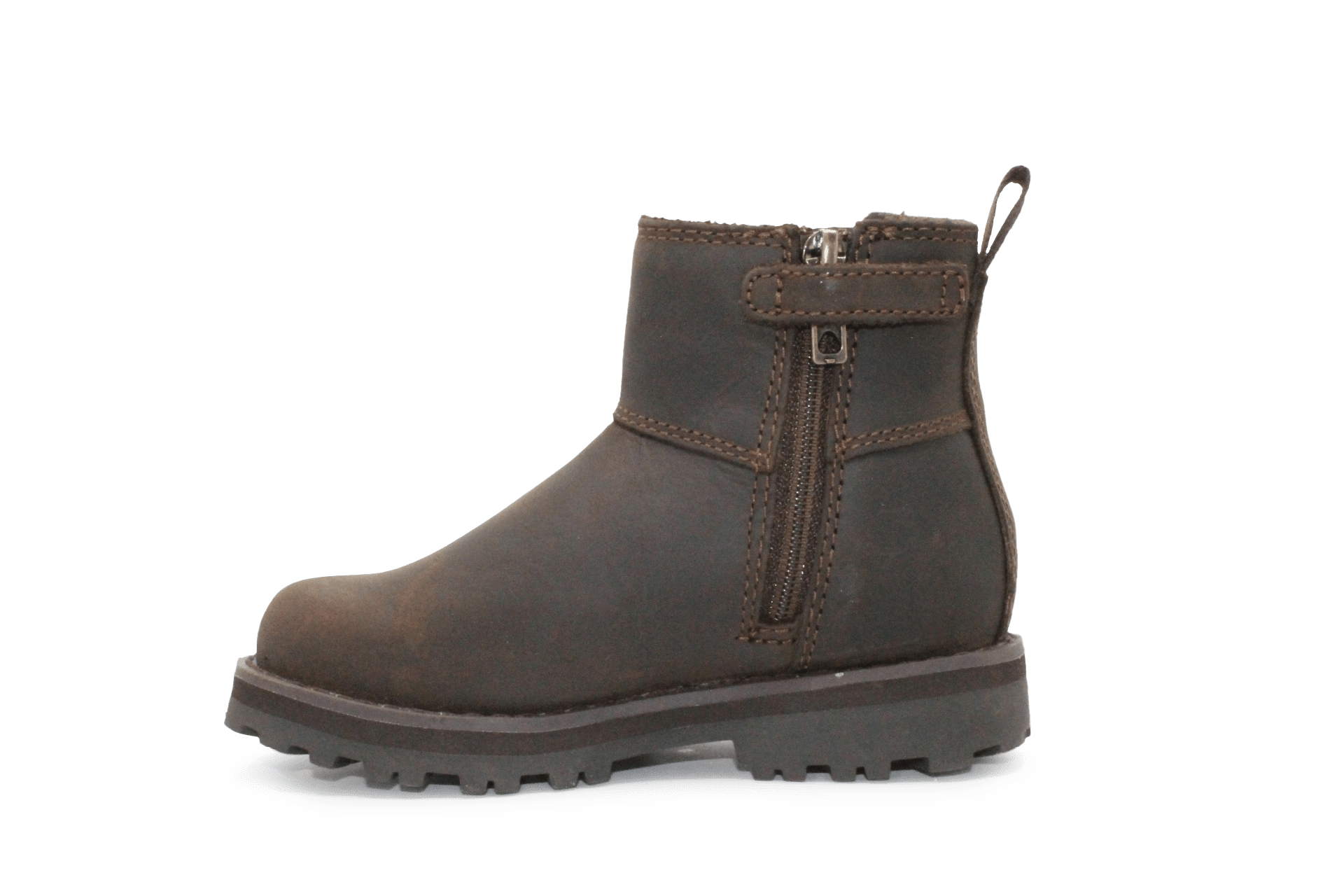 Timberland Courma Chelsea Boots Donkerbruin Leer – Kinderschoenen met Rits