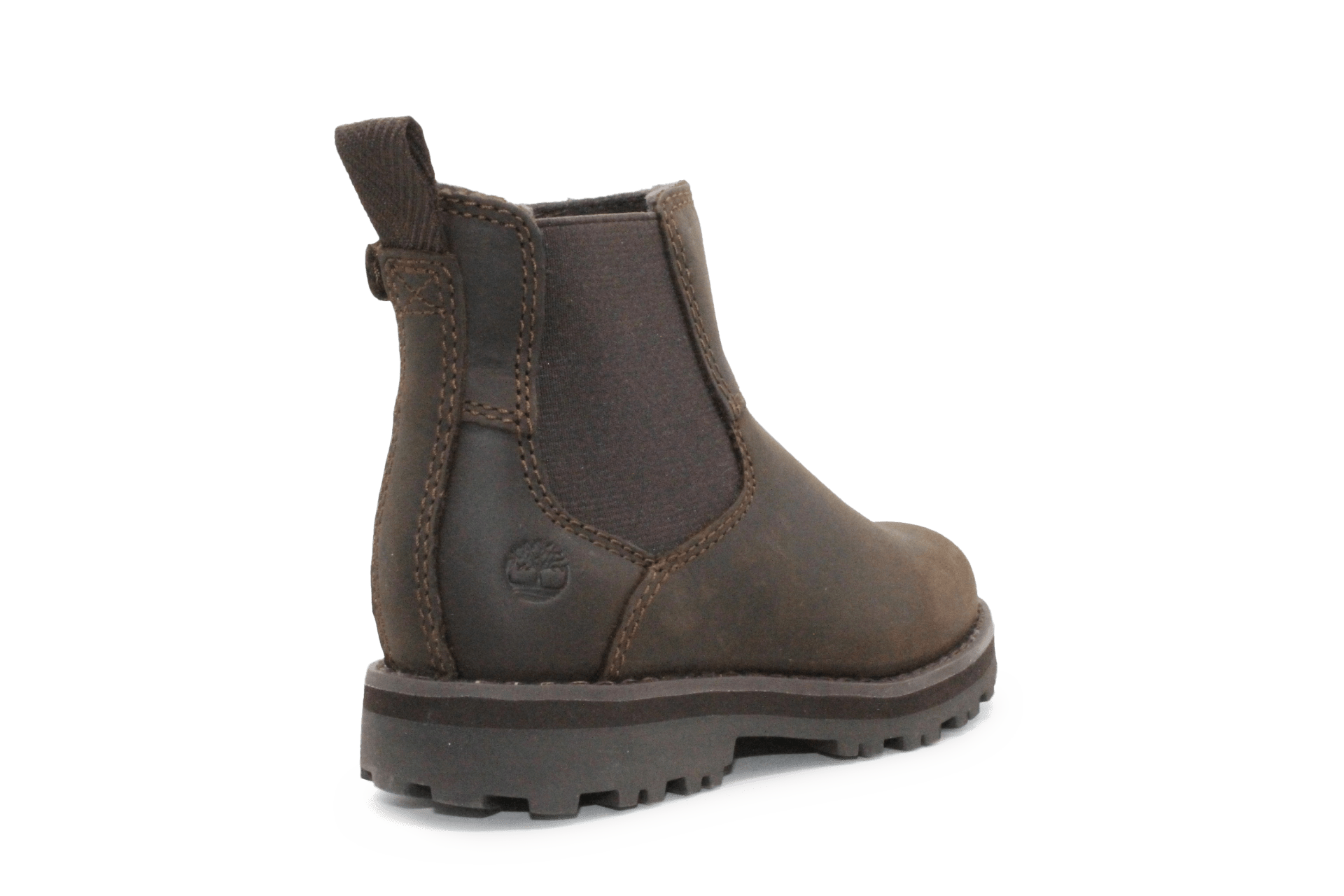 Timberland Courma Chelsea Boots Donkerbruin Leer – Kinderschoenen met Rits