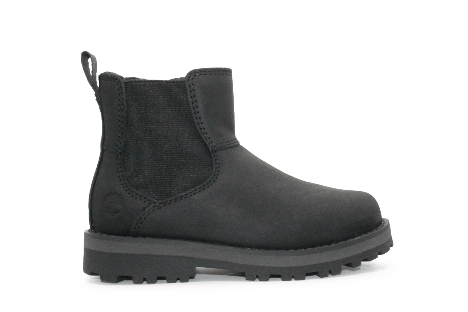 Timberland Courma Chelsea Boots Zwart Leer – Kinderschoenen met Rits - hatshoe