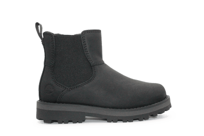 Timberland Courma Chelsea Boots Zwart Leer – Kinderschoenen met Rits - hatshoe