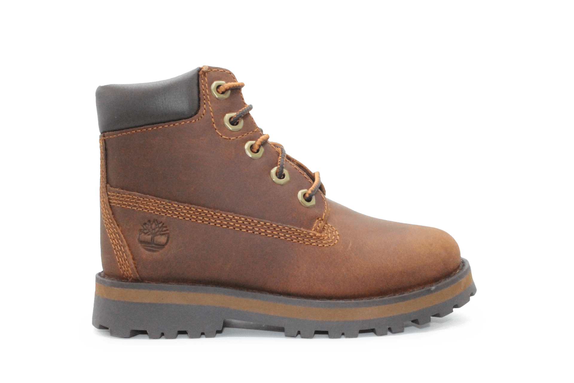 Timberland Courma Mid Lace Boots Medium Brown Leer – Met Rits en Gerecycled Materiaal