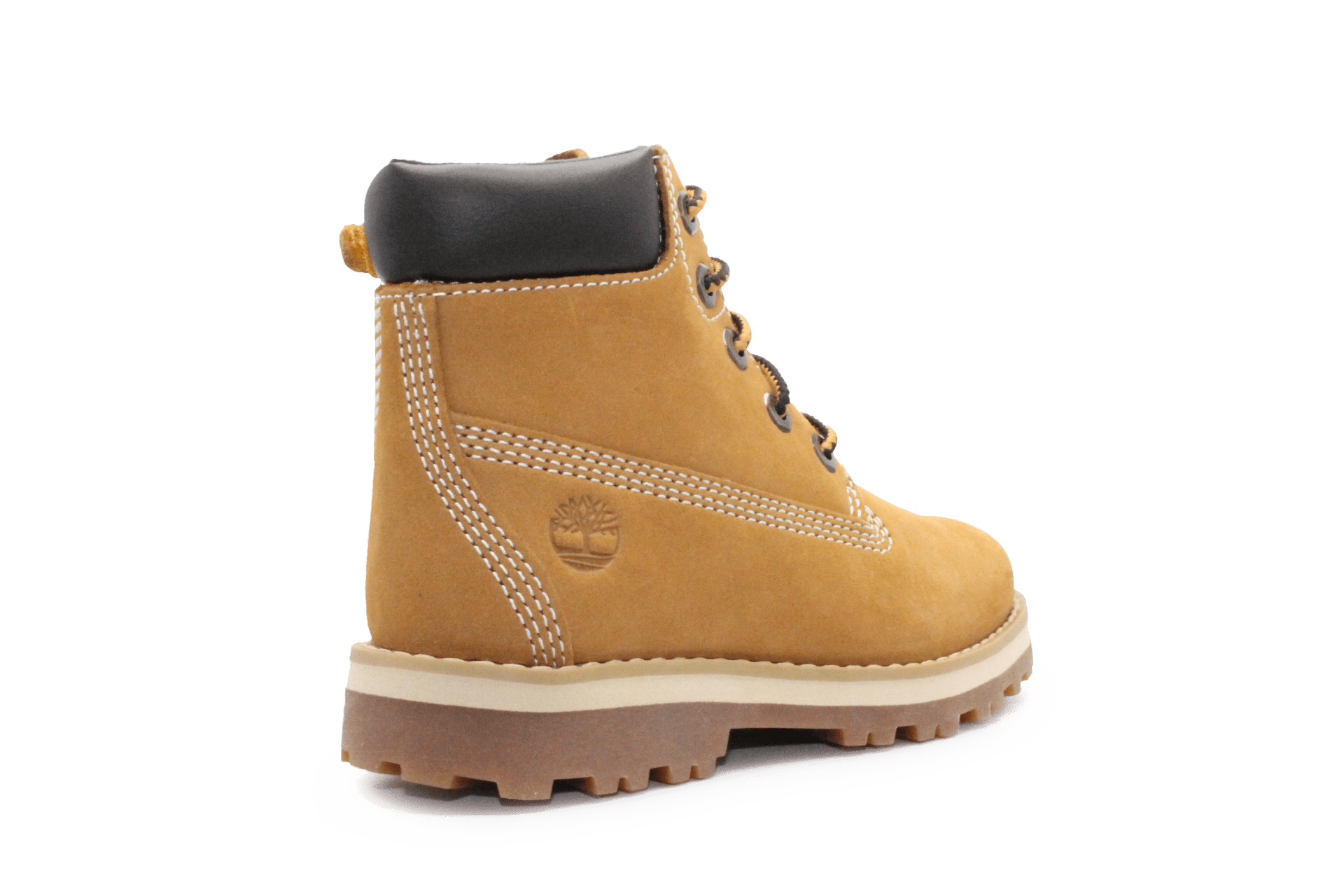 Timberland Courma Mid Lace Boots Wheat Leer – Met Rits en Gerecycled Materiaal