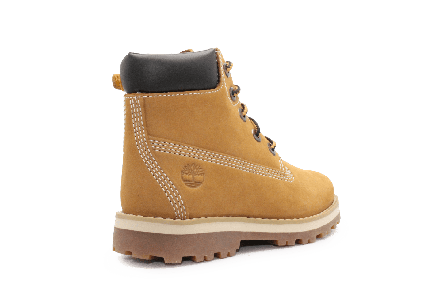 Timberland Courma Mid Lace Boots Wheat Leer – Met Rits en Gerecycled Materiaal - hatshoe