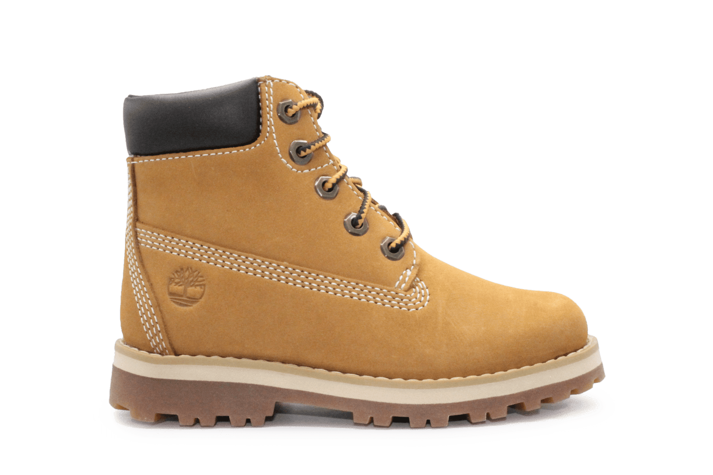 Timberland Courma Mid Lace Boots Wheat Leer – Met Rits en Gerecycled Materiaal - hatshoe