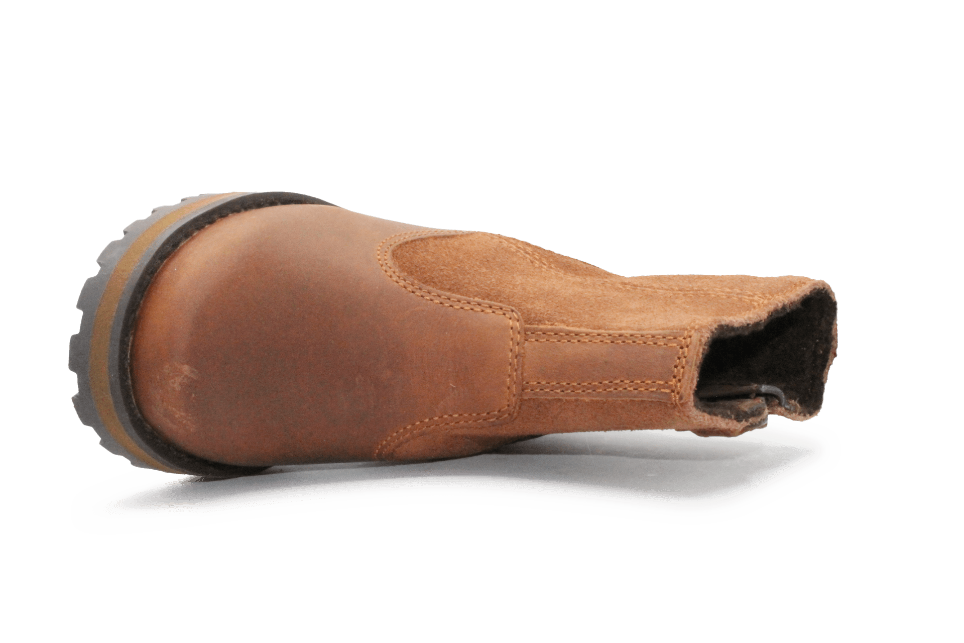Timberland Courma Warm Lined Boots Medium Brown Leer – Met Imitatiebont en Rits