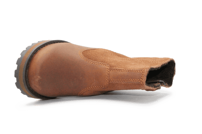 Timberland Courma Warm Lined Boots Medium Brown Leer – Met Imitatiebont en Rits - hatshoe