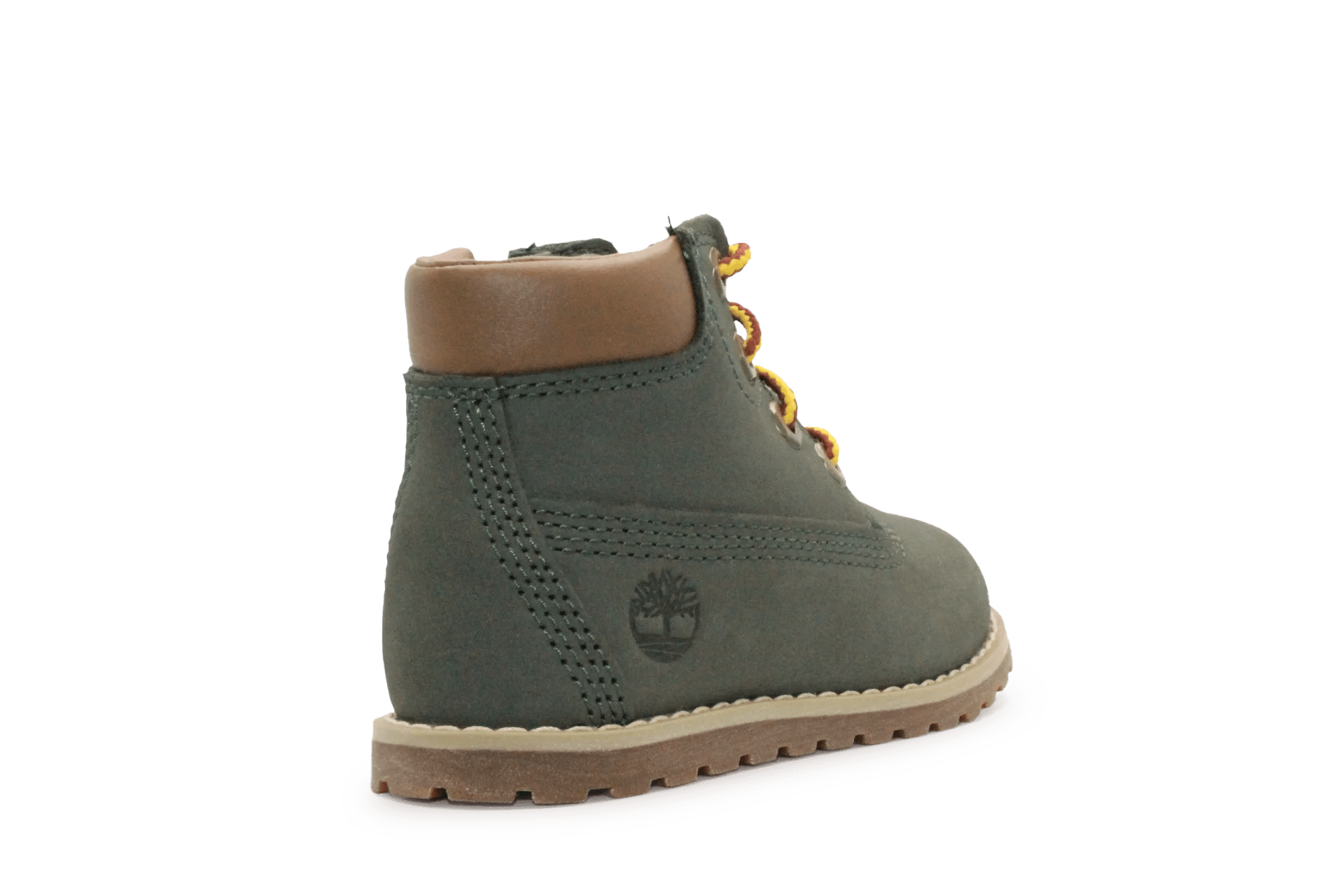 Timberland Pokey Pine Boots Groen Leer – Peuterboots met Splash Blaster™