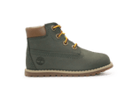Timberland Pokey Pine Boots Groen Leer – Peuterboots met Splash Blaster™ - hatshoe