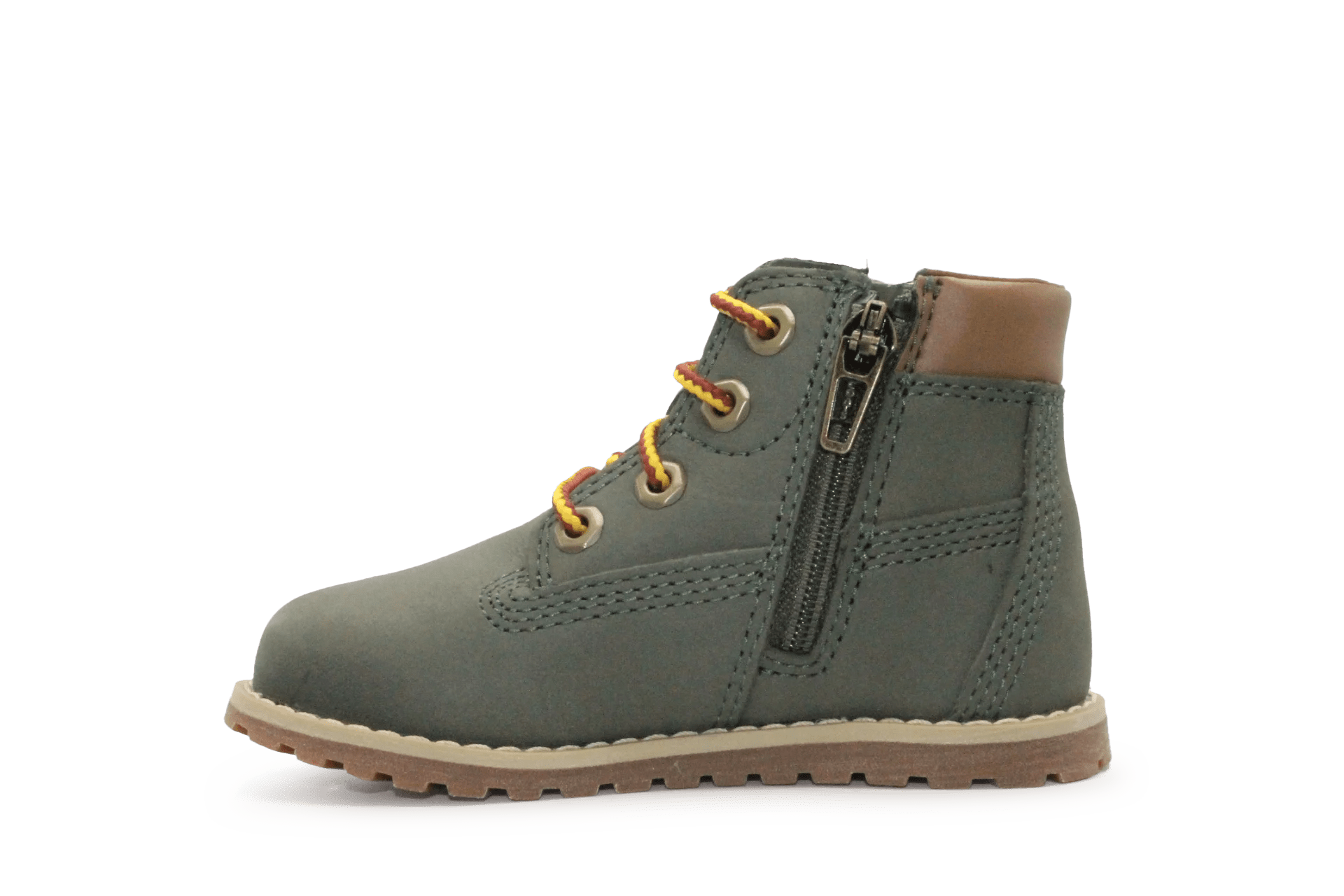 Timberland Pokey Pine Boots Groen Leer – Peuterboots met Splash Blaster™