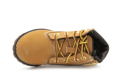 Timberland Pokey Pine Boots Wheat Leer – Peuterboots met Splash Blaster™ - hatshoe