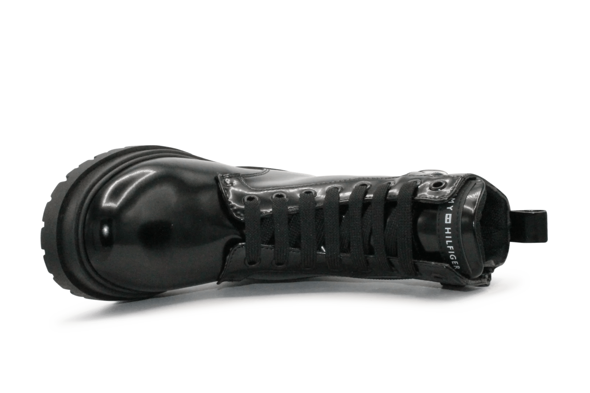 Tommy Hilfiger Meisjes Boots Lak Gesp - Zwart - hatshoe