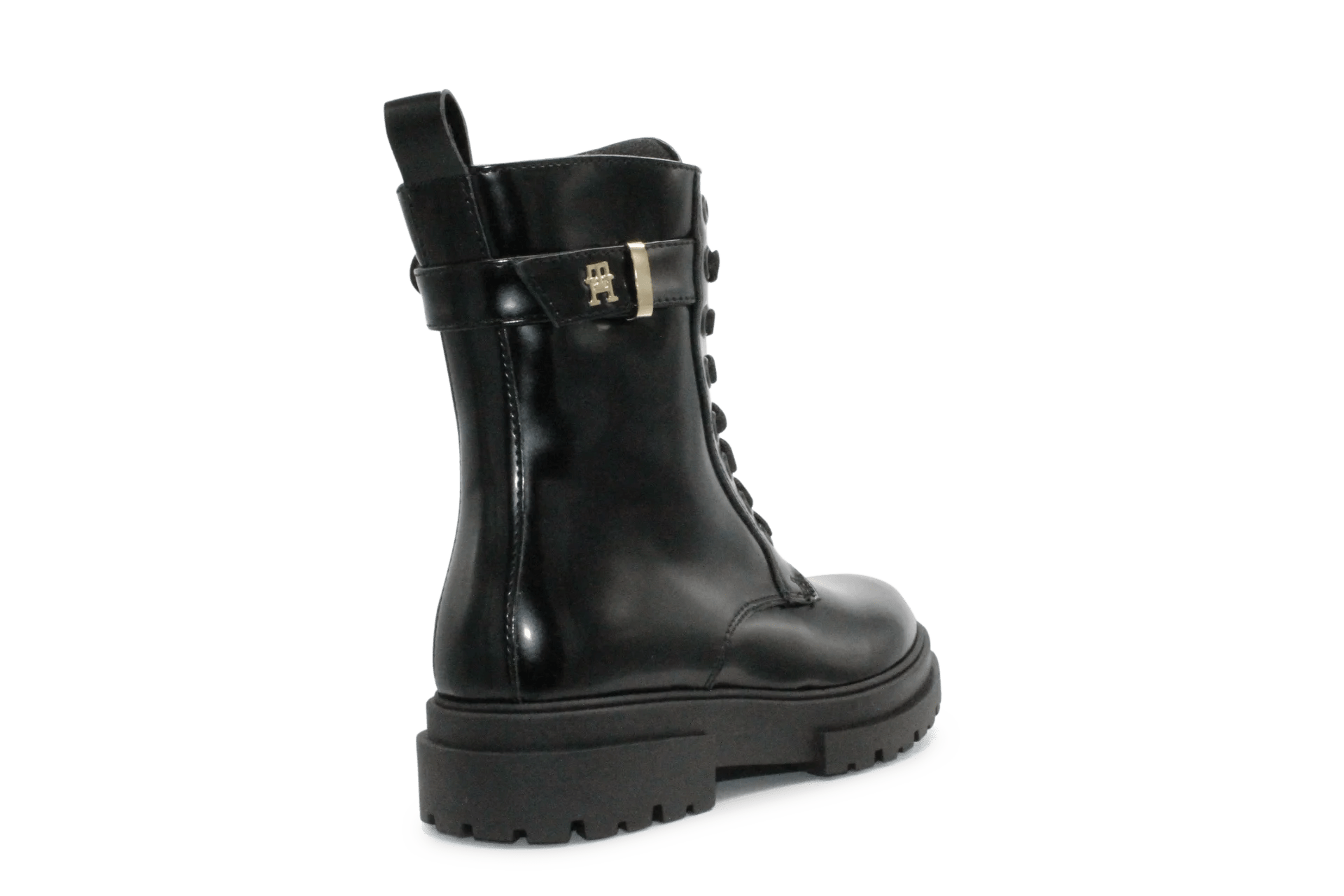 Tommy Hilfiger Meisjes Boots Lak Gesp - Zwart
