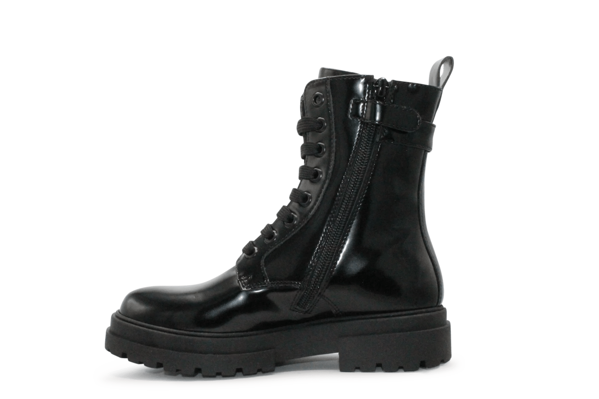 Tommy Hilfiger Meisjes Boots Lak Gesp - Zwart