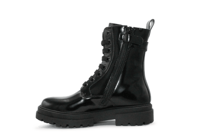 Tommy Hilfiger Meisjes Boots Lak Gesp - Zwart - hatshoe