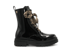 Tommy Hilfiger Meisjes Boots Lak Panter - Zwart - hatshoe