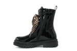 Tommy Hilfiger Meisjes Boots Lak Panter - Zwart - hatshoe