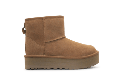 Ugg Kids Classic Mini Platform - Chestnut - hatshoe