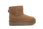 Ugg Kids Classic Mini Platform - Chestnut - hatshoe