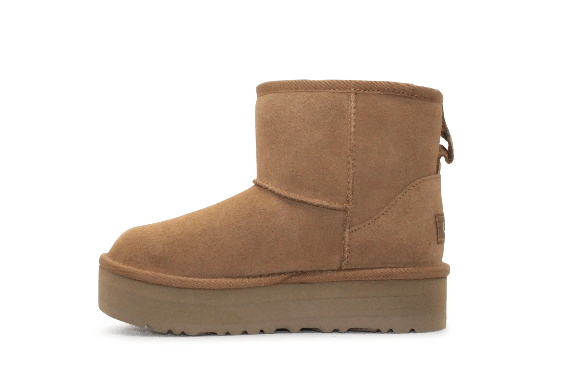 Ugg Kids Classic Mini Platform - Chestnut - hatshoe