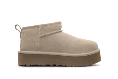 Ugg Kids Classic Ultra Mini Platform - Beige - hatshoe