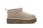Ugg Kids Classic Ultra Mini Platform - Beige - hatshoe
